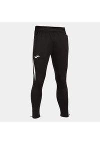 Spodnie sportowe dresowe męskie Joma Championship VII z kieszeniami. Kolor: wielokolorowy, biały, czarny. Materiał: dresówka. Długość: długie. Sport: piłka nożna #1