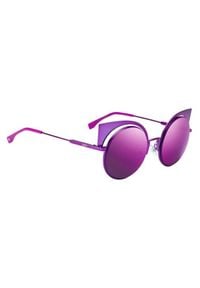 Fendi - FENDI - Fioletowe okulary przeciwsłoneczne. Kolor: różowy, wielokolorowy, fioletowy #5