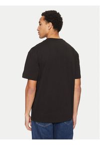Calvin Klein Jeans T-Shirt Bristle Monologo J30J327107 Czarny Regular Fit. Kolor: czarny. Materiał: bawełna