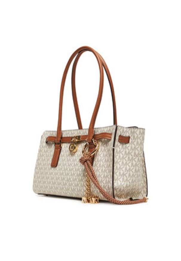 MICHAEL Michael Kors Torebka 30F5GNXT0B Écru. Materiał: skórzane