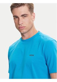 BOSS T-Shirt 50506373 Turkusowy Regular Fit. Kolor: turkusowy. Materiał: bawełna #3