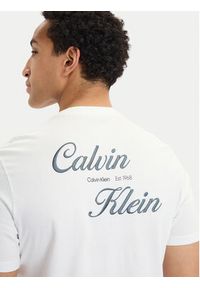 Calvin Klein Jeans T-Shirt SS 30s EU LV04RG804G Biały Regular Fit. Kolor: biały. Materiał: bawełna #2