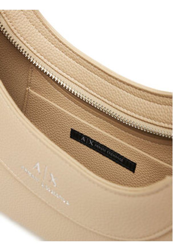 Armani Exchange Torebka 942883 CC783 U1092 Beżowy. Kolor: beżowy. Materiał: skórzane