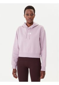 The North Face Bluza Essential NF0A89EX Fioletowy Regular Fit. Kolor: fioletowy. Materiał: syntetyk
