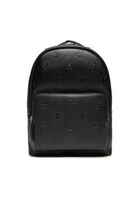 Calvin Klein Jeans Plecak Monogram Soft Campus K50K512023 Czarny. Kolor: czarny. Materiał: skóra