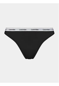 Calvin Klein Underwear Stringi 000QD5043E Czarny. Kolor: czarny. Materiał: bawełna #4
