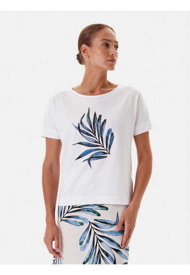 Tatuum T-Shirt Lali 5 T2509.112 Biały Relaxed Fit. Kolor: biały. Materiał: bawełna