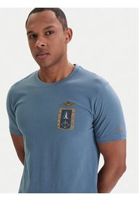 Aeronautica Militare T-Shirt 261TS2534UJ00641 Niebieski Regular Fit. Kolor: niebieski. Materiał: bawełna #5