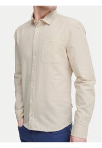 Blend Koszula 20716367 Beżowy Slim Fit. Kolor: beżowy. Materiał: bawełna #3
