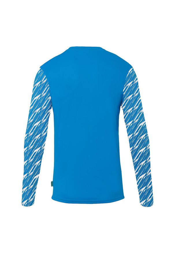 UHLSPORT - Koszulka bramkarska z długim rękawem Uhlsport Progressive. Kolor: niebieski, biały, wielokolorowy. Długość rękawa: długi rękaw. Długość: długie. Sport: piłka nożna