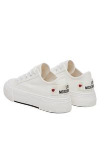 Love Moschino - LOVE MOSCHINO Trampki JA15012G0MJP0100 Biały. Kolor: biały. Materiał: materiał #5