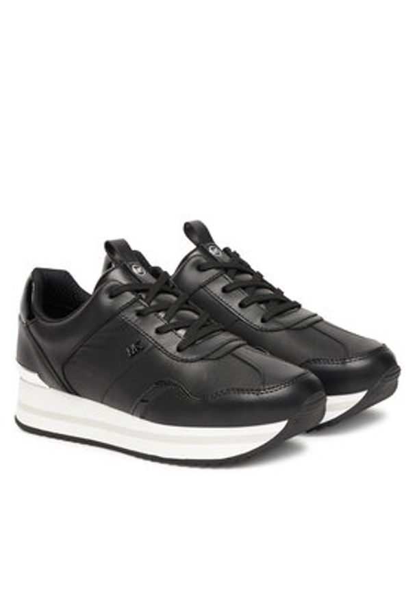 MICHAEL Michael Kors Sneakersy Raina Trainer 43T5RNFS1L Czarny. Kolor: czarny. Materiał: skóra