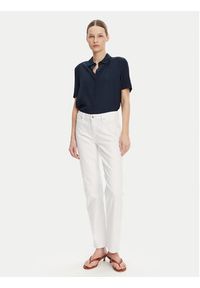 TOMMY HILFIGER - Tommy Hilfiger Koszula WW0WW44683 Granatowy Relaxed Fit. Kolor: niebieski. Materiał: wiskoza #4