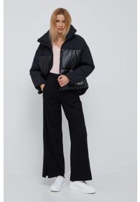 Calvin Klein Jeans kurtka J20J219010.9BYY damska kolor czarny zimowa. Kolor: czarny. Materiał: włókno. Długość: długie. Sezon: zima #2