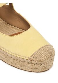 Lauren Ralph Lauren - LAUREN RALPH LAUREN Espadryle 802P06401005 Żółty. Kolor: żółty. Materiał: skóra, zamsz #3