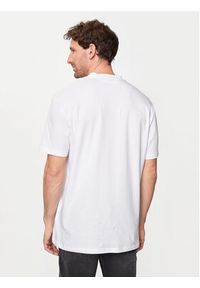 Karl Lagerfeld - KARL LAGERFELD T-Shirt 755148 542224 Biały Regular Fit. Typ kołnierza: dekolt w karo. Kolor: biały. Materiał: bawełna #4