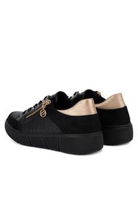 Remonte Sneakersy D1T00-03 Czarny. Kolor: czarny. Materiał: skóra
