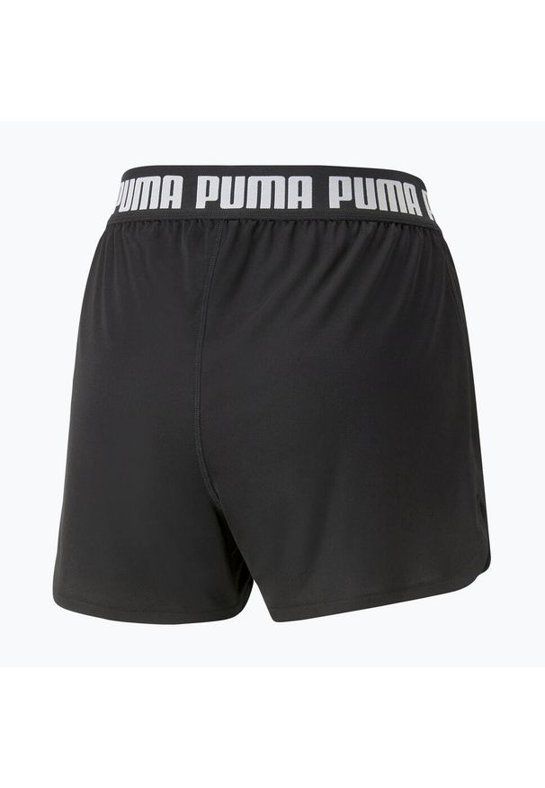 Spodenki Puma Train All Day Knit 3 Short, Kobiety. Kolor: czarny. Materiał: poliester, materiał. Sport: fitness