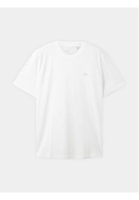 Tom Tailor Denim T-Shirt 1037655 Biały Basic Fit. Kolor: biały. Materiał: bawełna