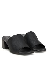 Calvin Klein Klapki Heel Slide 50 - Jacq HW0HW02387 Czarny. Kolor: czarny. Materiał: materiał #6