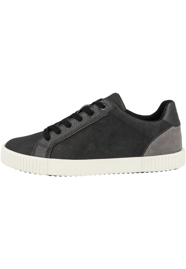 Geox - Buty GEOX D BLOMIEE Szary. Kolor: czarny, szary, wielokolorowy. Materiał: tkanina, skóra. Sport: turystyka piesza