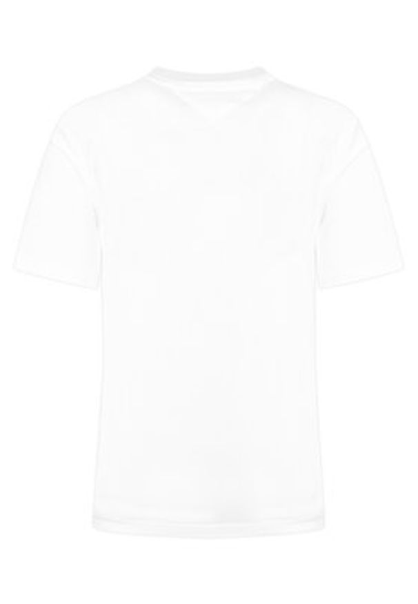 TOMMY HILFIGER - Tommy Hilfiger T-Shirt Brand Love MW0MW41453 Biały Regular Fit. Kolor: biały. Materiał: bawełna