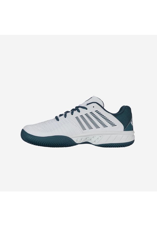 Buty tenisowe męskie K-Swiss Express Light 3 na mączkę ceglaną. Materiał: kauczuk, skóra, syntetyk. Szerokość cholewki: normalna. Sport: tenis