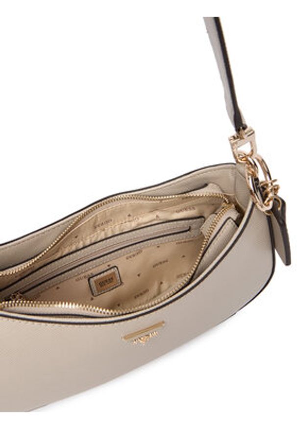 Guess Torebka Noelle II HWZG96 72180 Beżowy. Kolor: beżowy. Materiał: skórzane