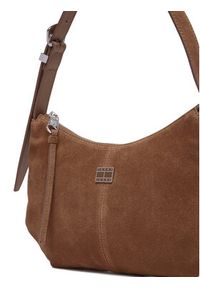 Tommy Jeans Torebka Tjw Slouchy Suede Shoulder Bag AW0AW18859 Brązowy. Kolor: brązowy. Materiał: skórzane, zamszowe #2