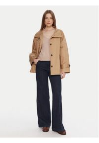 United Colors of Benetton - United Colors Of Benetton Trencz 2QJYDN07Y Beżowy Regular Fit. Kolor: beżowy. Materiał: bawełna #5