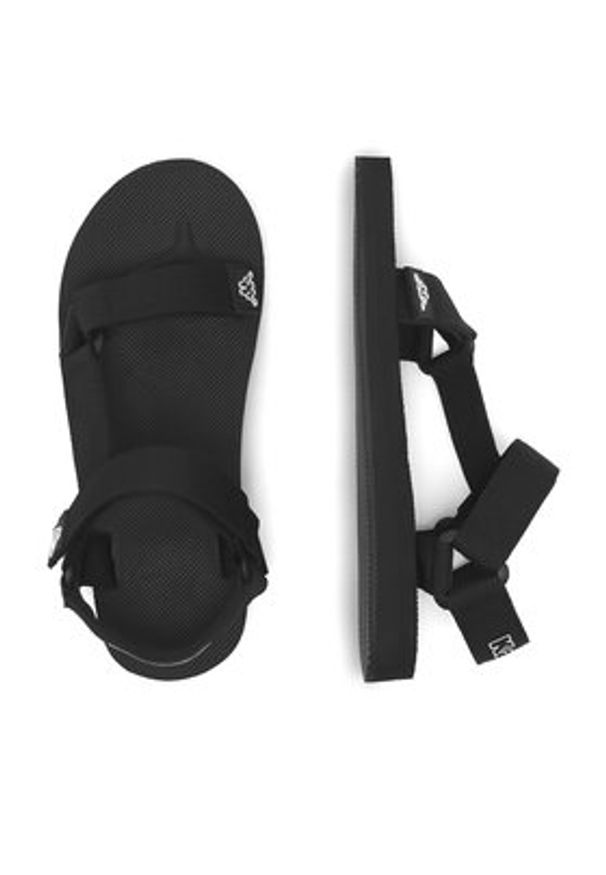 Kappa Sandały LOGO NEFARIW 38148TW-A00 Czarny. Kolor: czarny. Materiał: materiał