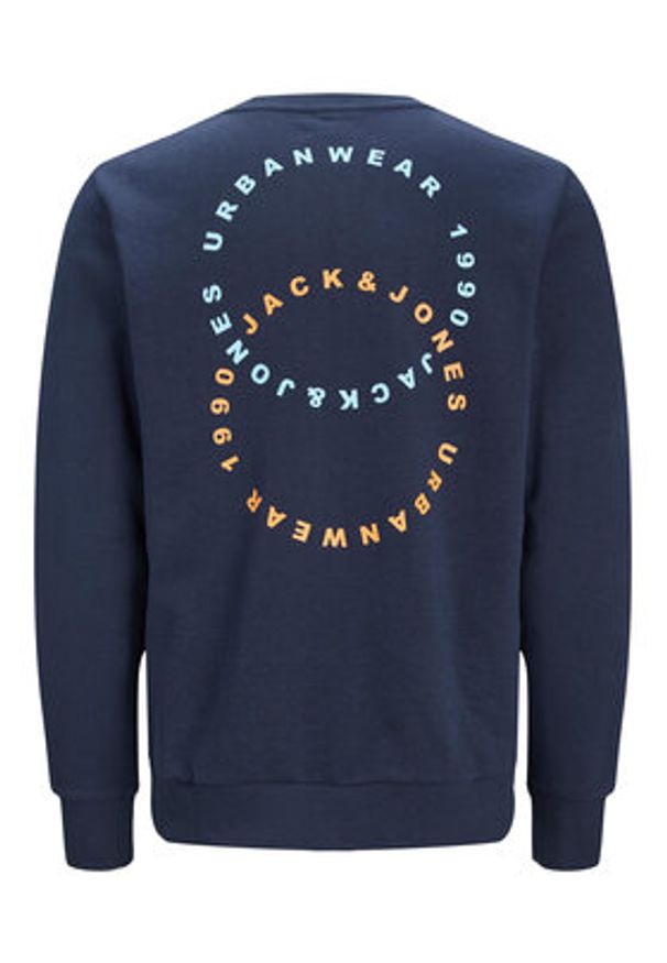 Jack & Jones - Jack&Jones Bluza Thiba 12236175 Granatowy Regular Fit. Kolor: niebieski. Materiał: bawełna, syntetyk