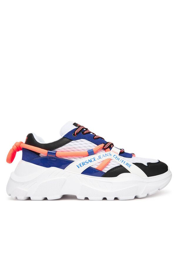 Versace Jeans Couture Sneakersy Fondo Speedtrack 79YA3SC3 Biały. Kolor: biały. Materiał: mesh
