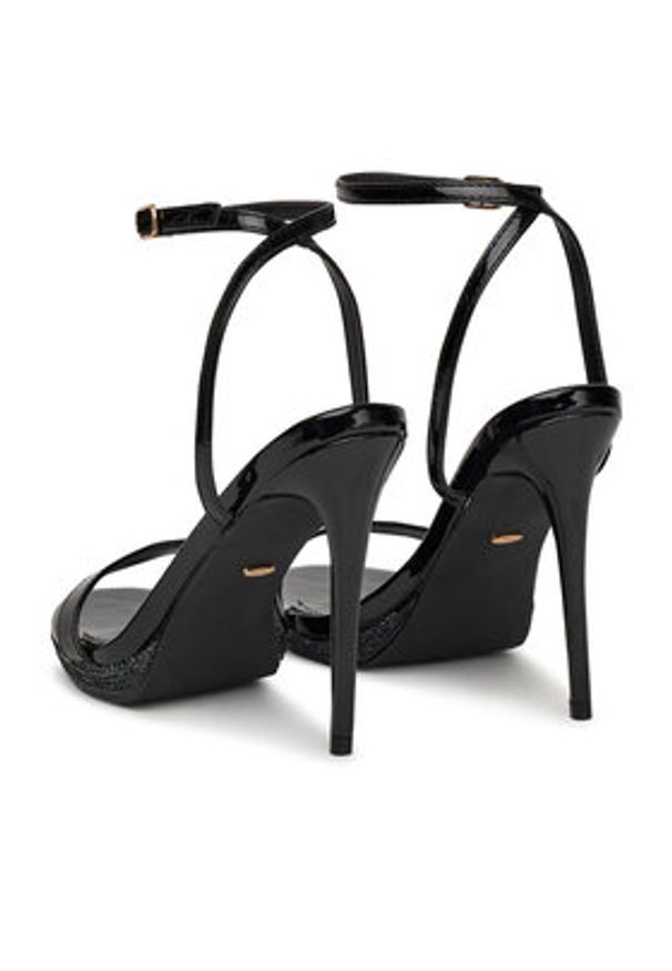 DeeZee Sandały F2851-25 Czarny. Kolor: czarny. Materiał: materiał, syntetyk