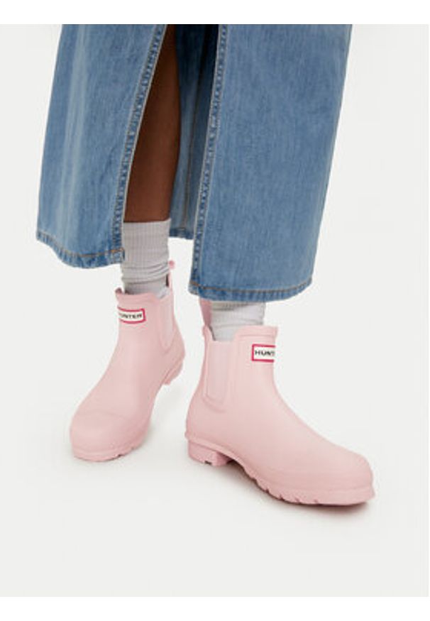 Hunter Kalosze WFS2078RMA-FRE Różowy. Kolor: różowy. Materiał: kauczuk