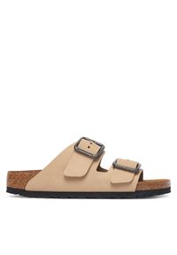 Birkenstock Klapki Arizona Wire Buckle 1031579 Beżowy. Kolor: beżowy. Materiał: nubuk, skóra #1