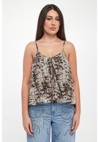 Pinko - Top damski w zwierzęcy wzór Udine PINKO. Wzór: motyw zwierzęcy #2