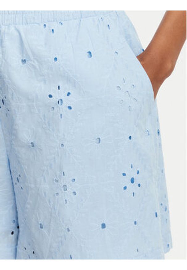 Vero Moda Szorty materiałowe Eliza 10346709 Niebieski jasny Regular Fit. Kolor: niebieski. Materiał: bawełna