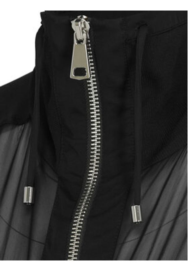 Pinko - PINKO Parka Jole K-Way 20191 PBK2 1B13J8.747 Czarny Regular Fit. Kolor: czarny. Materiał: wiskoza