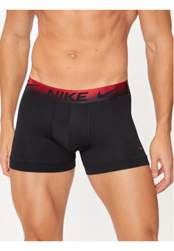 Nike Bokserki Trunk 0000KE1156 Czarny. Kolor: czarny. Materiał: syntetyk