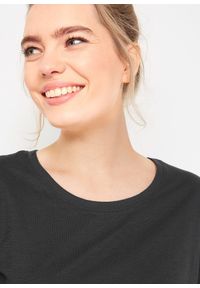 bonprix - Koszulka boxy. Kolor: czarny. Długość rękawa: krótki rękaw. Długość: krótkie #3