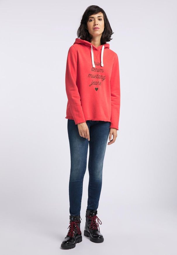 Mustang - MUSTANG BELLA H HOODIE FIERY RED 1008430 7132