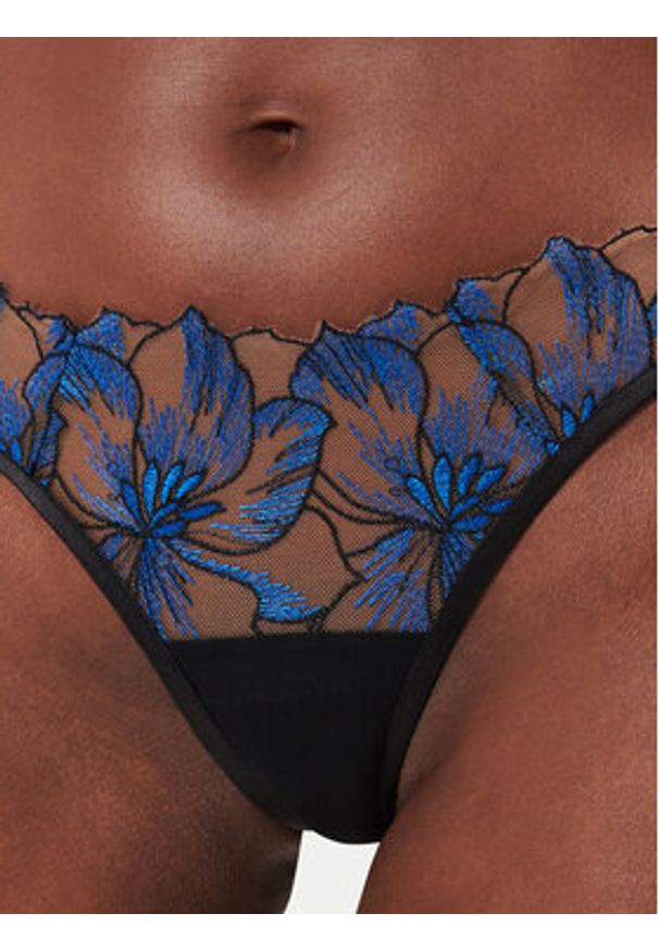 Bluebella Stringi Lyandra 42422 Niebieski. Kolor: niebieski. Materiał: syntetyk