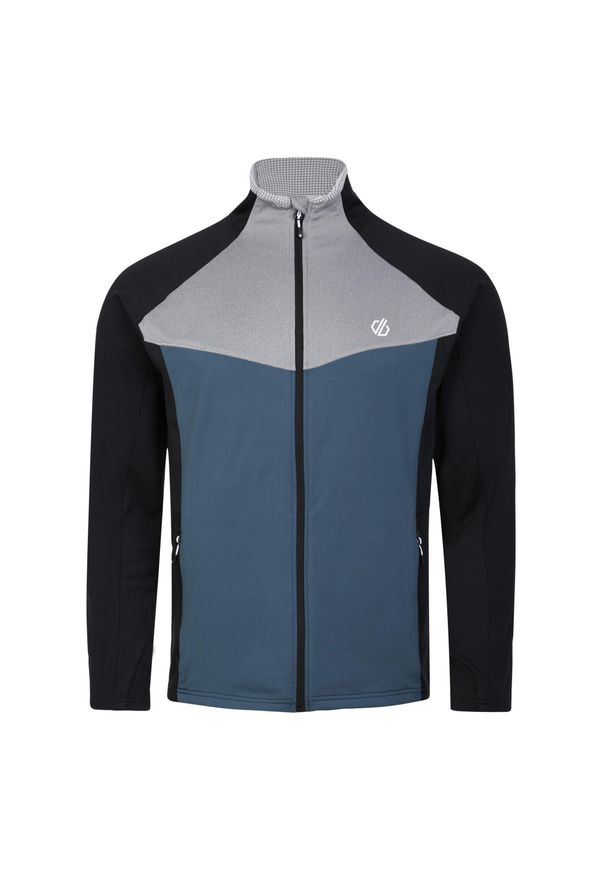 DARE 2B - Bluza Męska Substratum Core Stretch Pełny Suwak. Kolor: czarny, szary, wielokolorowy. Styl: sportowy. Sport: turystyka piesza