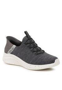 skechers - Skechers Sneakersy Right Away 232452/BLK Czarny. Kolor: czarny. Materiał: materiał #5