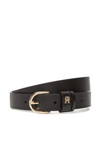 TOMMY HILFIGER - Pasek Damski Tommy Hilfiger. Kolor: czarny
