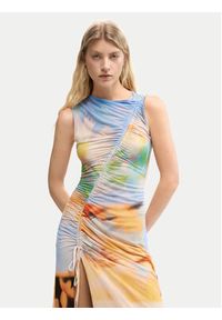 Desigual Sukienka letnia Jade 26SWVK38 Kolorowy Slim Fit. Materiał: syntetyk. Wzór: kolorowy. Sezon: lato #6