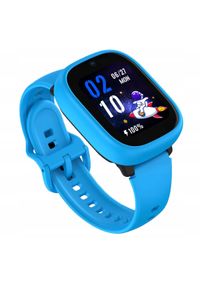 Atmosphera - Zegarek Smartwatch Dla Dziecka Sos Sim 4g Wifi Gps / Kidoboo Smart Watchme K3 / Niebieski. Rodzaj zegarka: smartwatch. Kolor: niebieski