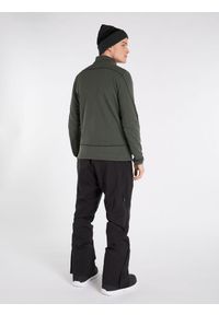 Koszulka męska Protest HUMANS 1/4 zip top. Kolor: zielony, wielokolorowy, szary