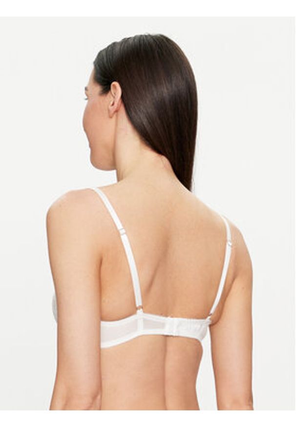 Hunkemöller Biustonosz z fiszbiną Anna 204531 Biały. Kolor: biały. Materiał: syntetyk